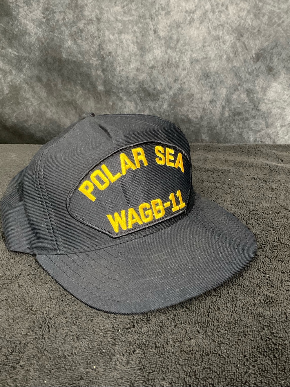 Vintage Veteran War Navy Cap Made in USA POLAR SEA WAGB-11 Patch